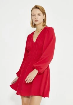 Just Like You Long Sleeve - Jurk - Red