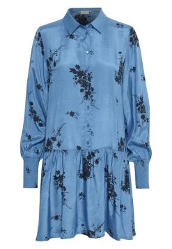 Kaffe Kagilla Long Sleeve - Blousejurk - Regatta Black Flower Print -dress shop 08181d5f5819456c8050f79029f58da0