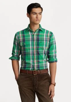Polo Ralph Lauren Long Sleeve - Overhemd - Green/Navy Multi