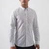 French Connection Long Sleeve- Overhemd - White Black Flower