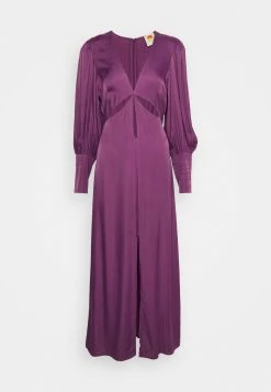 Farm Rio Cut Out Long Sleeve Dress - Cocktailjurk - Burgundy -dress shop 0ba141a01bac4547b7d67f620e1df0ef