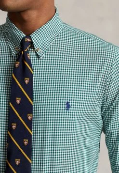 Polo Ralph Lauren Long Sleeve Sport Shirt - Overhemd - Pine/White -dress shop 0e9c6a7d0a0e4546949570a3d5856a8a