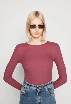 COTTON ON The One Organic Crew Long Sleeve - Longsleeve - Dark Plum -dress shop 11b6e84bc3bf44509b9cafb2708d111d