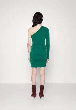 In The Style Side Cut Out Long Sleeve Mini Dress - Jerseyjurk - Green -dress shop 152e77c50a9144b29c6e892708ab8d49