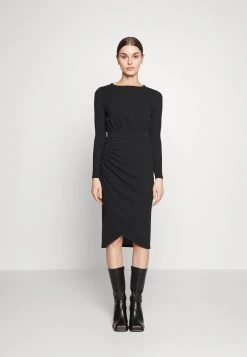 KARL LAGERFELD Long Sleeve Dress - Cocktailjurk - Black