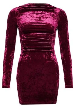 Superdry Long Sleeve Mini- Jurk - Maroon Crush -dress shop 29e81fe68d7e458093e554576b24b27f