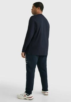 Tommy Hilfiger Plus Flock Logo Long Sleeve - Longsleeve - Desert Sky -dress shop 2efd76e4bb354b6ebcb6fc3cceccd141