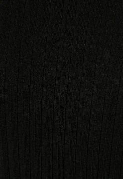 BERSHKA Long Sleeve - Etui-Jurk - Black -dress shop 2f4371d27e47430484fc6e5dff560821