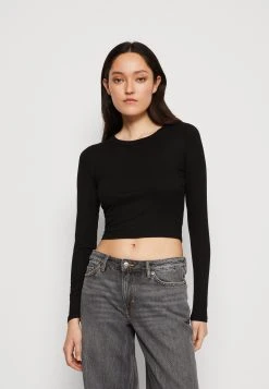 COTTON ON Staple Crew Neck Long Sleeve - Longsleeve - Black