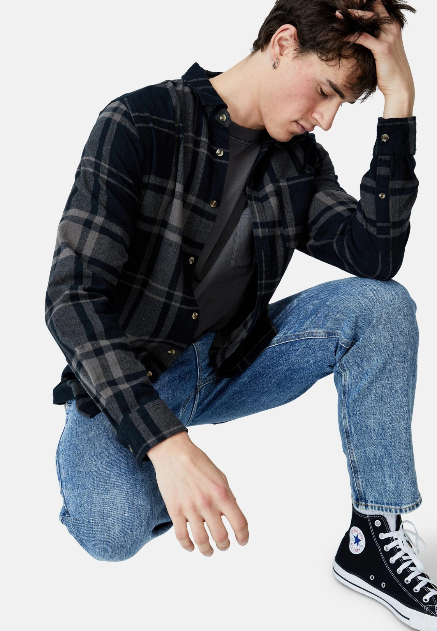 COTTON ON Camden Long Sleeve- Overhemd - Black 2 COTTON ON Camden Long Sleeve- Overhemd - Black - Afbeelding 2