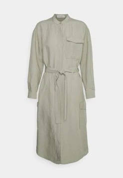 Marc O'Polo Dress Style Belt Detail Long Sleeve - Blousejurk - Herbal Steam