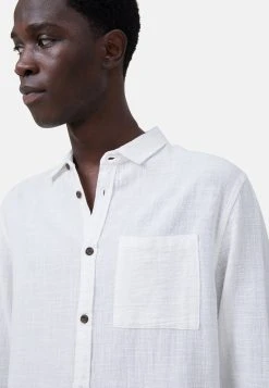 COTTON ON Portland Long Sleeve - Overhemd - White -dress shop 39f0a7a4e90b42b295967b6ca808d7c9