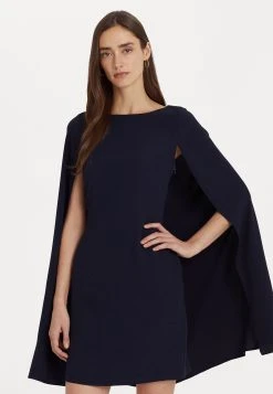 Lauren Ralph Lauren Petra Long Sleeve Dress - Cocktailjurk - Lighthouse Navy