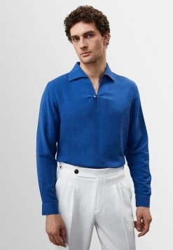 Antioch Long Sleeve - Poloshirt - Blue