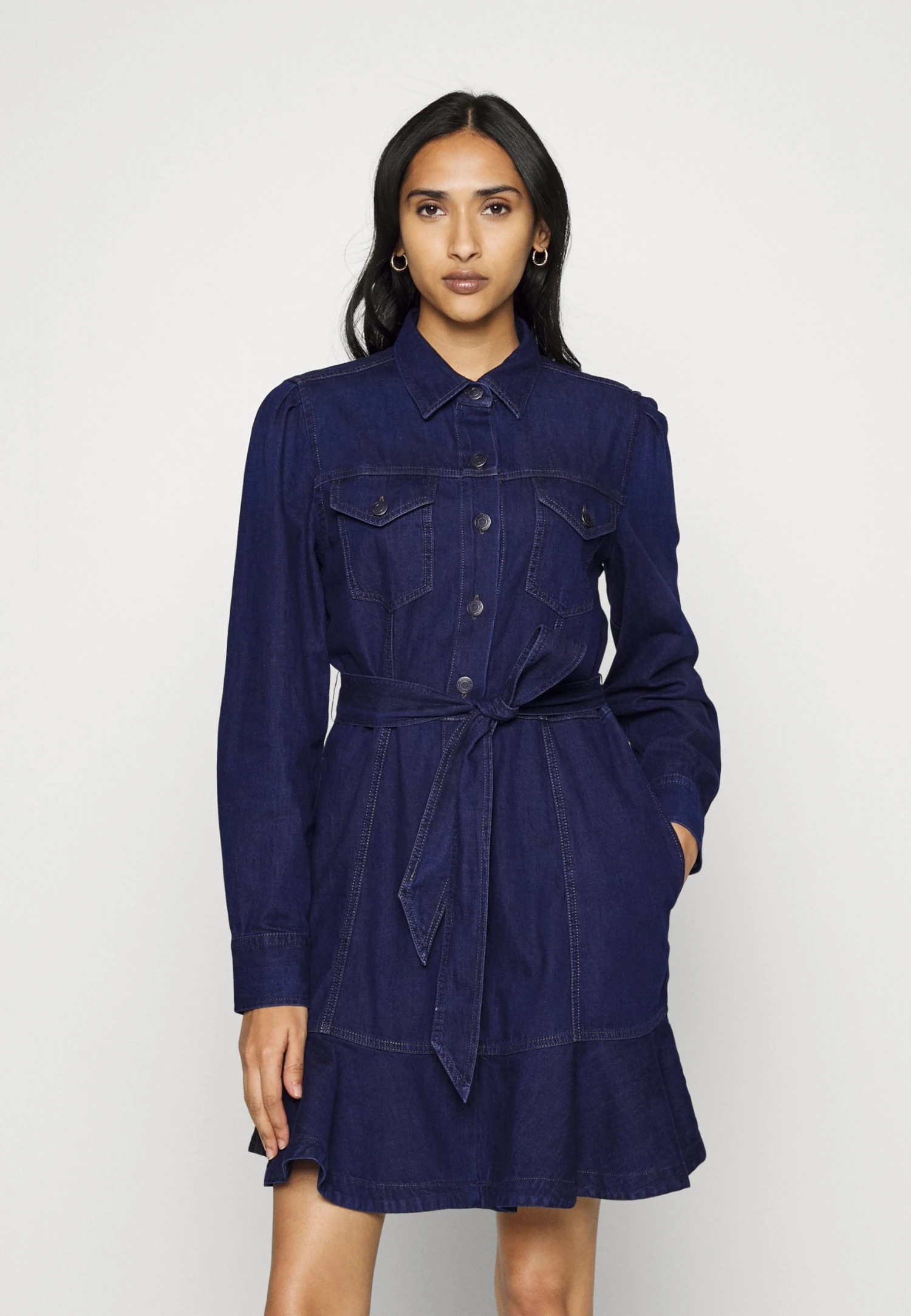 Lauren Ralph Lauren Frantisek Long Sleeve Day Dress - Spijkerjurk - Blue Ridge Wash 1 Lauren Ralph Lauren Frantisek Long Sleeve Day Dress - Spijkerjurk - Blue Ridge Wash
