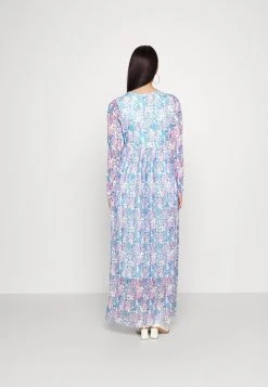 ESPRIT Maternity Dress Long Sleeve Allover Print - Maxi-Jurk - Light Blue -dress shop 427d9dddc88a4f37a89000a72a81fb05