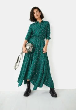 Hush Kensington Long Sleeve - Blousejurk - Painted Floral Star Green Pink