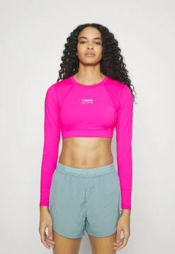 7 Days Active Cropped Long Sleeve - Longsleeve - Pink Glo