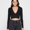 BDG Urban Outfitters Josie Long Sleeve - Longsleeve - Black