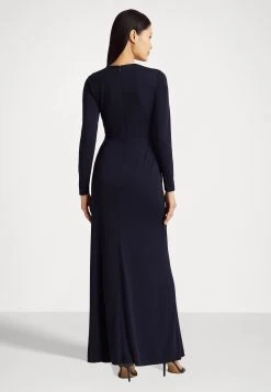 Lauren Ralph Lauren Nadira Long Sleeve Gown - Jerseyjurk - Lighthouse Navy -dress shop 4c1b5e5913e84d57b1f96007b6c4163e