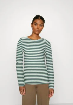 Marc O'Polo Long Sleeve Boat Neck - Longsleeve - Lake Green