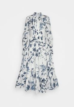 Erdem Long Sleeve Tier Dress Pin Tuck Detail - Blousejurk - Vine White -dress shop 5045dcd4d739448f89777c628f23dbcb