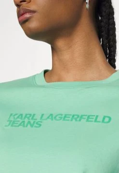 Karl Lagerfeld Jeans Cropped Long Sleeve Logo- Longsleeve - Grün -dress shop 510c4bdc5fce48dda5a7fdb7290185e2