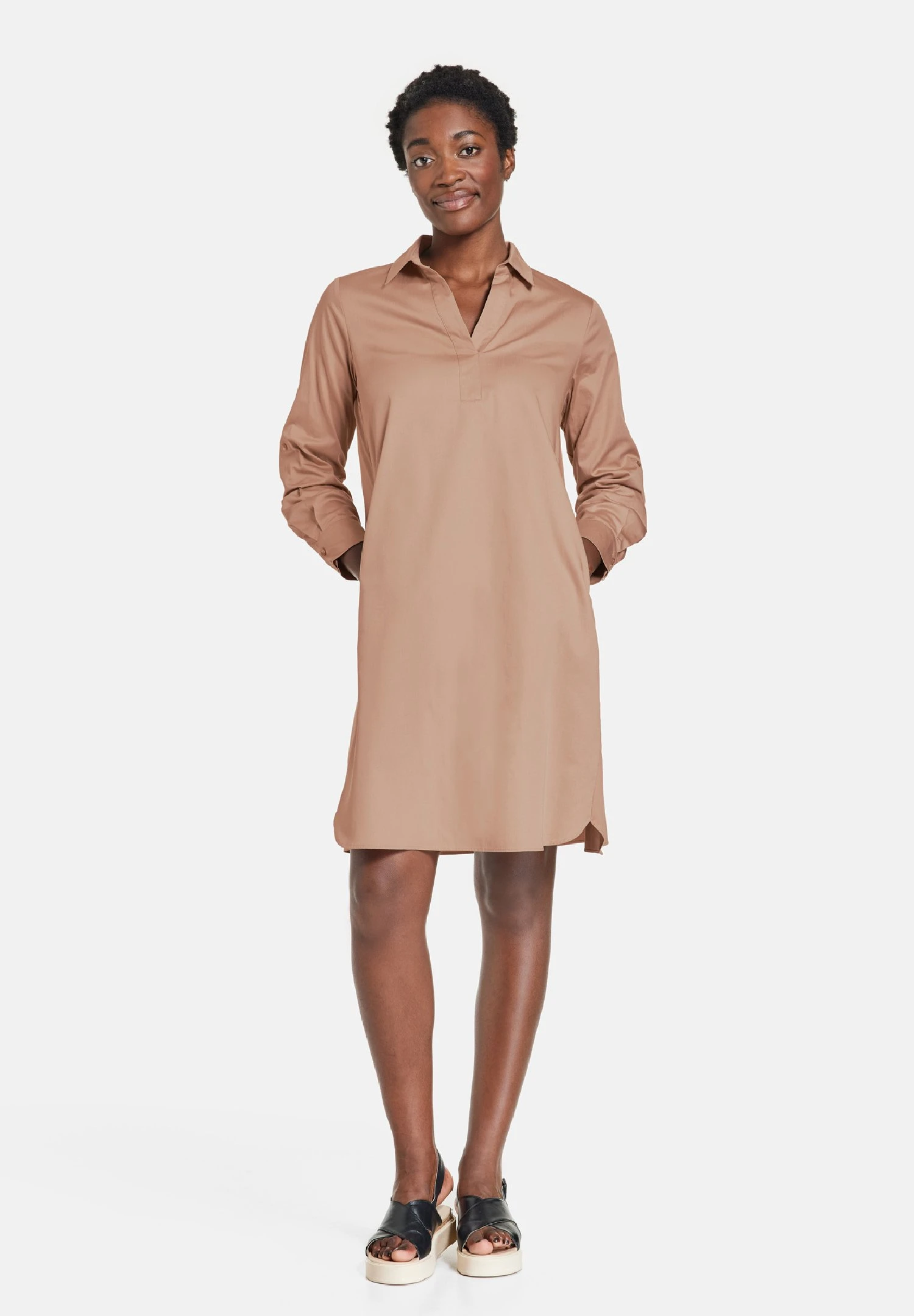 Gerry Weber Long Sleeve - Blousejurk - Sand 2 Gerry Weber Long Sleeve - Blousejurk - Sand - Afbeelding 2