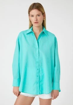 Koton Long Sleeve - Overhemdblouse - Mint