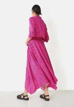 Hush Kensington Long Sleeve - Blousejurk - Speckled Dots Hot Pink -dress shop 5cedafdf6d774de886e087d21fd6cb8f