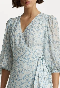 Polo Ralph Lauren Long Sleeve Day Dress - Jurk - Cloud -dress shop 5e29cdf5a4b24cc1af0ece467b2286b1
