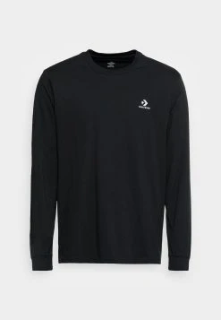 Converse Embroidered Star Chevron Long Sleeve Tee Unisex - Longsleeve - Black -dress shop 5f90e2ff734e4bb8819c34f532551178