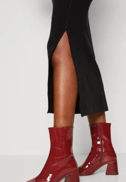 Marc O'Polo Dress Round Neck Long Sleeve Lean And Long With Slit - Jerseyjurk - Black -dress shop 6a00b7ad4b1848f9b6706fa36ccdef94