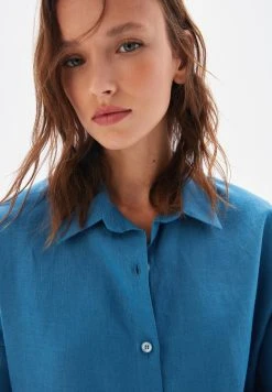 AdL Long Sleeve- Overhemdblouse - Indigo -dress shop 6ab7de7ea7244752beb43d350bd185d5