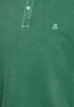 Marc O'Polo Long Sleeve Flatlock Details - Poloshirt - Kale -dress shop 6ae7fe1f289e4b7aa90a009463e1d48a