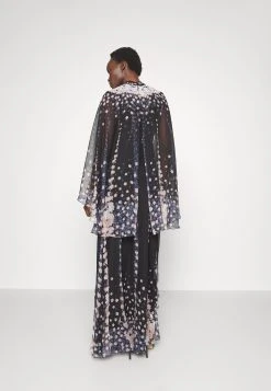 Erdem Long Sleeve Cape Effect Gown Bow Neck Detail - Galajurk - Black/Multi 12 Erdem Long Sleeve Cape Effect Gown Bow Neck Detail - Galajurk - Black/Multi -dress shop 6dafa8c0c698453084e41fdaf34f5e5b