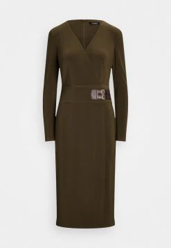 Lauren Ralph Lauren Nettie Long Sleeve Day Dress - Etui-Jurk - Botanic Green -dress shop 6e04aab58a1f413e9ae3b84c80048b25
