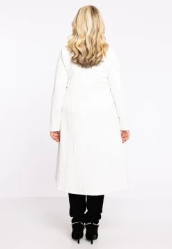 YOEK (Long Sleeve) Zipper Detail - Blousejurk - Ecru -dress shop 6ff9f3243b6f43dfb95f33dd34d29e1d