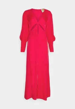 Farm Rio Long Sleeve Dress - Galajurk - Red -dress shop 78c3651c5c5e412bbf2eef6af7dbdd4d