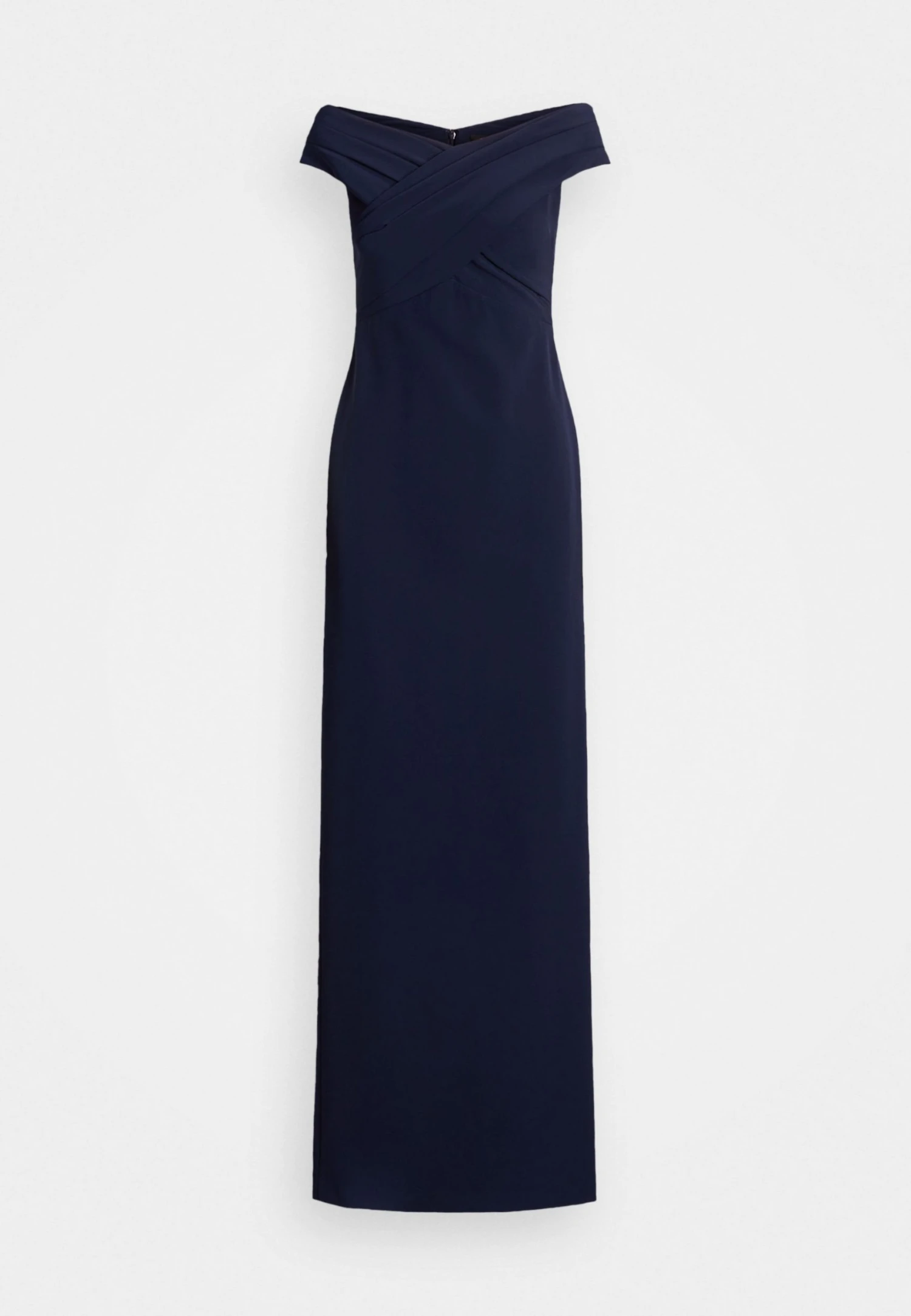 Lauren Ralph Lauren Irene Long Short Sleeve Gown - Galajurk - Lighthouse Navy 4 Lauren Ralph Lauren Irene Long Short Sleeve Gown - Galajurk - Lighthouse Navy - Afbeelding 4