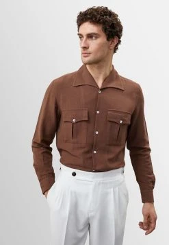 Antioch Long Sleeve - Overhemd - Brown -dress shop 7981b26042ab428f8e0f84eae951fd4f