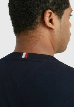 Tommy Hilfiger Plus Flock Logo Long Sleeve - Longsleeve - Desert Sky -dress shop 8747018219784547a73c6b5b2ec39bb1