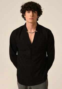 Antioch V-Neck Long Sleeve - Longsleeve - Black 7 Antioch V-Neck Long Sleeve - Longsleeve - Black -dress shop 881a1b6cd7ed473f966d8472e179b38f