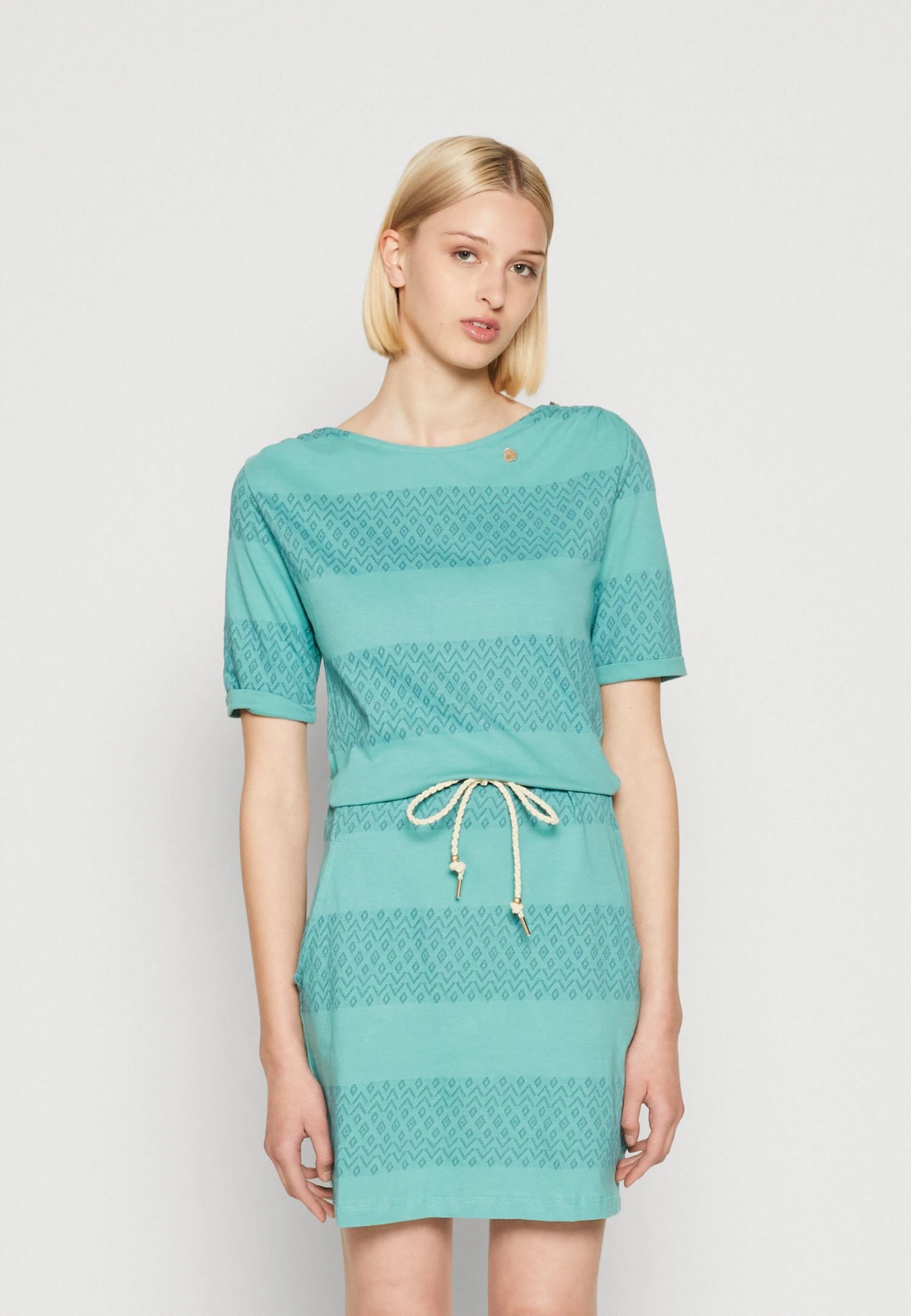 Ragwear Chego Long Sleeve - Jerseyjurk - Aqua 1 Ragwear Chego Long Sleeve - Jerseyjurk - Aqua