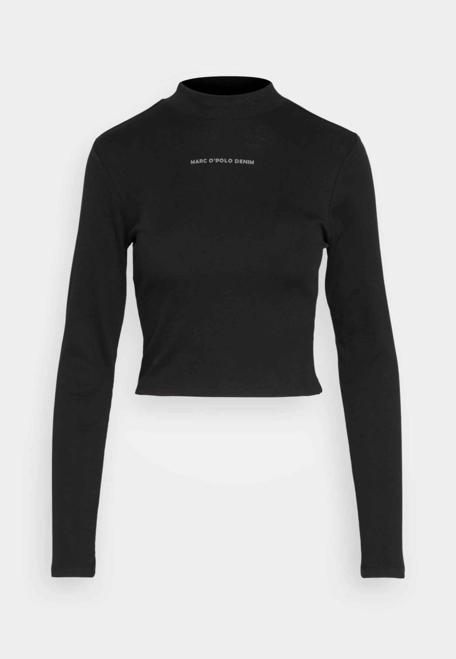 Marc O'Polo DENIM Long Sleeve Stand Up Collar Slim Fit Cropped - Longsleeve - Black 5 Marc O'Polo DENIM Long Sleeve Stand Up Collar Slim Fit Cropped - Longsleeve - Black - Afbeelding 5