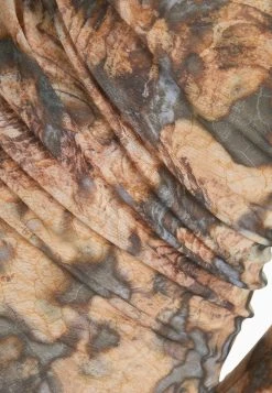 BERSHKA Long Sleeve - Jurk - Sand -dress shop 8ae6be1e287e477996423fad67d092be