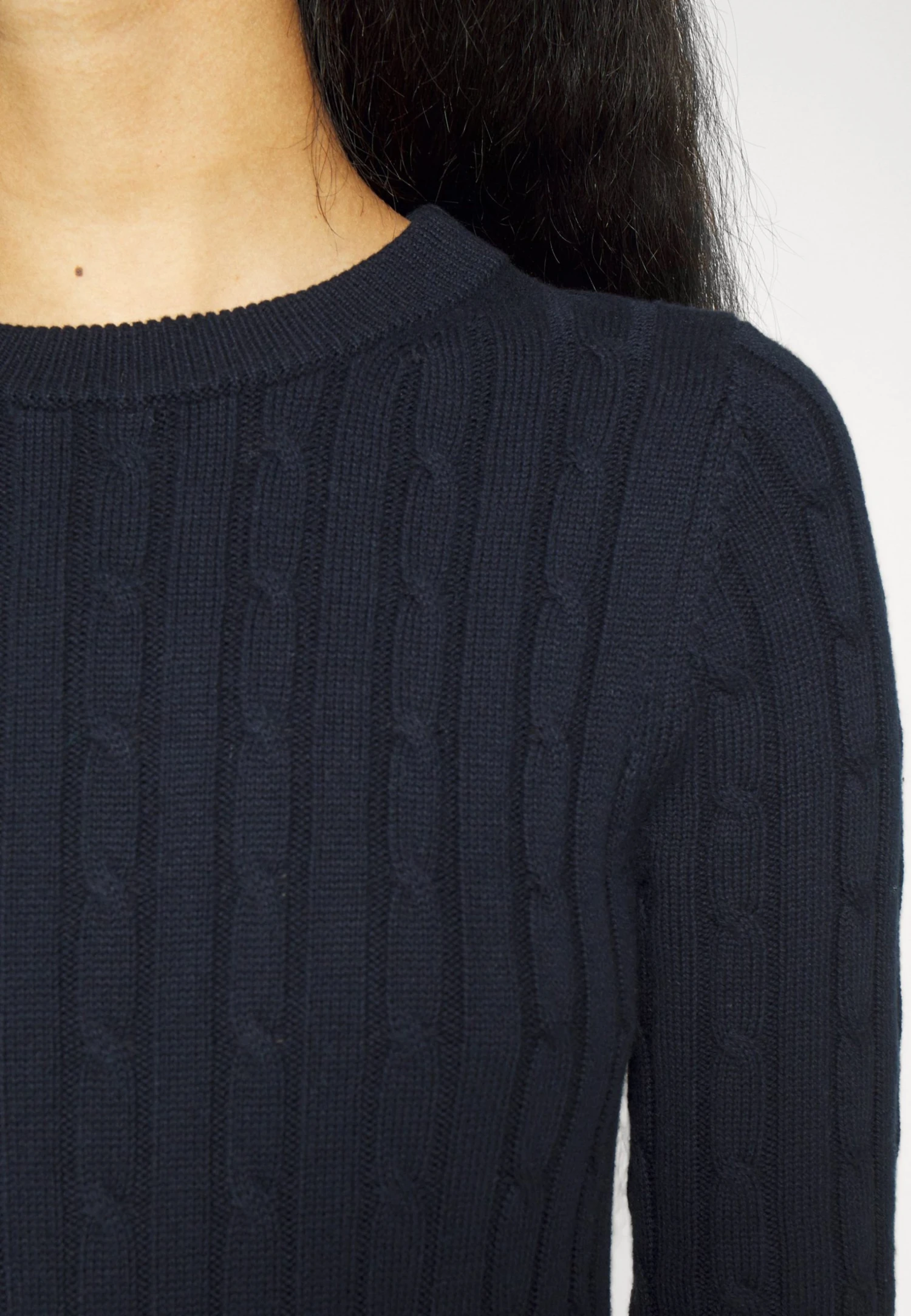 Filippa K Long Sleeve Dress - Gebreide Jurk - Navy 8 Filippa K Long Sleeve Dress - Gebreide Jurk - Navy - Afbeelding 8