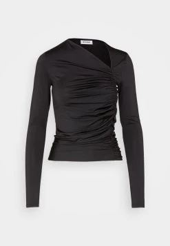 WEEKDAY Isia Asymmetric Drape Long Sleeve - Longsleeve - Black 10 WEEKDAY Isia Asymmetric Drape Long Sleeve - Longsleeve - Black -dress shop 8e855dcd93234c0c94bee22c7dc2fd59