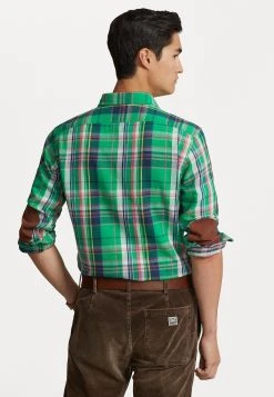 Polo Ralph Lauren Long Sleeve - Overhemd - Green/Navy Multi -dress shop 8eb7362680a44c6891879c06a489160d