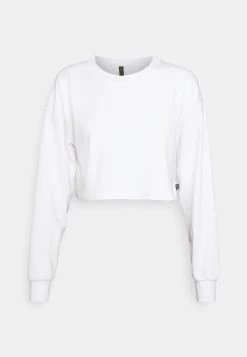 Cotton On Body Lightweight Cropped Long Sleeve - Longsleeve - White -dress shop 904ed8e0db5f40189bb227e2cc3cf247